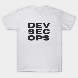 DevSecOps Development Security Operations Minimalist T-Shirt